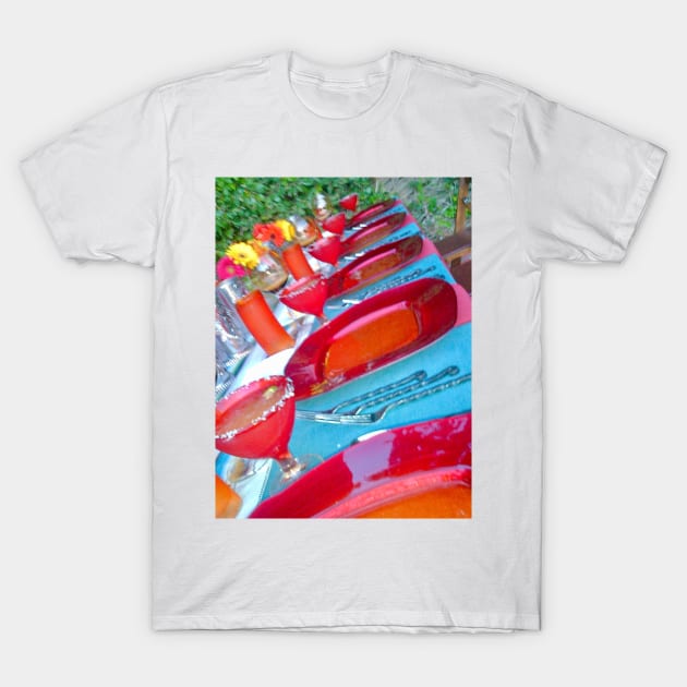 Party Table T-Shirt by ephotocard